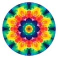 thumbnail image 1 of Colorful Rainbow Tie Dye Spiral Pattern Round Fitted Tablecloth with Elastic Edge,Dining Table Cover Waterproof,Outdoor Round Tablecloth for Camping,Dining,Indoor and Outdoor, 1 of 7