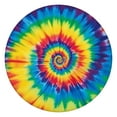 thumbnail image 1 of Colorful Rainbow Tie Dye Spiral Pattern Round Fitted Tablecloth with Elastic Edge,Dining Table Cover Waterproof,Outdoor Round Tablecloth for Camping,Dining,Indoor and Outdoor, 1 of 7