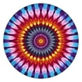 thumbnail image 1 of Colorful Rainbow Tie Dye Spiral Pattern Round Fitted Tablecloth with Elastic Edge,Dining Table Cover Waterproof,Outdoor Round Tablecloth for Camping,Dining,Indoor and Outdoor, 1 of 7
