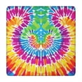 thumbnail image 1 of Colorful Rainbow Tie Dye Spiral Pattern Square Fitted Tablecloth with Elastic Edge,Square Table Cover,Washable Elastic Table Cover for Home Kitchen Party Decor 34"x34", 1 of 6