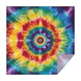 thumbnail image 1 of Colorful Rainbow Tie Dye Spiral Pattern Square Tablecloth,Waterproof Square Table Cover,Wipeable Spillproof Washable Table Cover for Home Kitchen Party Decor 52"x52"(132x132cm), 1 of 6