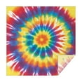 thumbnail image 1 of Colorful Rainbow Tie Dye Spiral Pattern Square Tablecloth,Waterproof Square Table Cover,Wipeable Spillproof Washable Table Cover for Home Kitchen Party Decor 52"x52"(132x132cm), 1 of 6