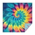 thumbnail image 1 of Colorful Rainbow Tie Dye Spiral Pattern Square Tablecloth,Waterproof Square Table Cover,Wipeable Spillproof Washable Table Cover for Home Kitchen Party Decor 42"X42"(107x107cm), 1 of 6
