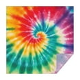 thumbnail image 1 of Colorful Rainbow Tie Dye Spiral Pattern Square Tablecloth,Waterproof Square Table Cover,Wipeable Spillproof Washable Table Cover for Home Kitchen Party Decor 42"X42"(107x107cm), 1 of 6