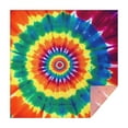 thumbnail image 1 of Colorful Rainbow Tie Dye Spiral Pattern Square Tablecloth,Waterproof Square Table Cover,Wipeable Spillproof Washable Table Cover for Home Kitchen Party Decor 42"X42"(107x107cm), 1 of 6
