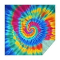 thumbnail image 1 of Colorful Rainbow Tie Dye Spiral Pattern Square Tablecloth,Waterproof Square Table Cover,Wipeable Spillproof Washable Table Cover for Home Kitchen Party Decor 60"x60"(152x152cm), 1 of 6