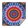 thumbnail image 1 of Colorful Rainbow Tie Dye Spiral Pattern Square Tablecloth,Waterproof Square Table Cover,Wipeable Spillproof Washable Table Cover for Home Kitchen Party Decor 42"X42"(107x107cm), 1 of 6