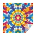 thumbnail image 1 of Colorful Rainbow Tie Dye Spiral Pattern Square Tablecloth,Waterproof Square Table Cover,Wipeable Spillproof Washable Table Cover for Home Kitchen Party Decor 52"x52"(132x132cm), 1 of 6