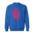 thumbnail image 1 of Colorful Red Anatomical Heart Sweatshirt Men -Image by Shutterstock, Male XX-Large, 1 of 4