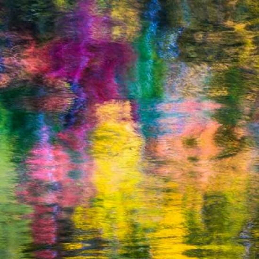Colorful Reflections III Canvas Art - Kathy Mahan (24 x 24)