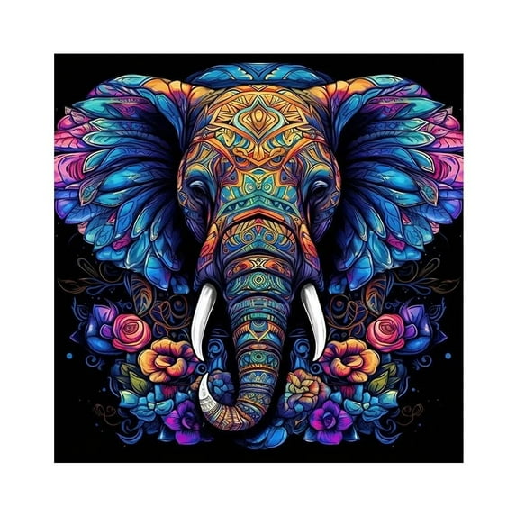 Colorful Resin Drill Art Set - Perfect for Family Bonding and Stress Relief 12x12 Inch