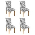 thumbnail image 1 of Colorful Retro Ethnic Paisley Dining Chair Covers 4 Pack with Vintage Floral Pattern Decorative Artistic Stretch Slipcovers Removable Seat Protector for Chic Home and Dining Areas, 1 of 7
