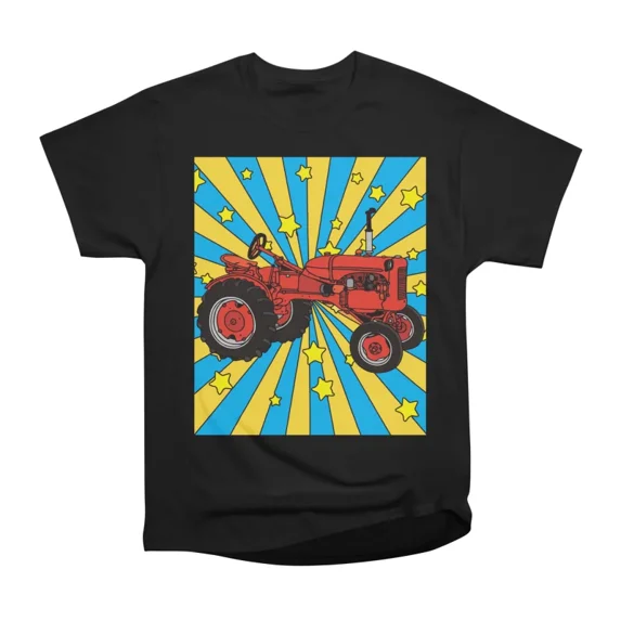 Colorful Retro Excavator Tractor T-Shirt Tee Gift For Him Merch For Her ...