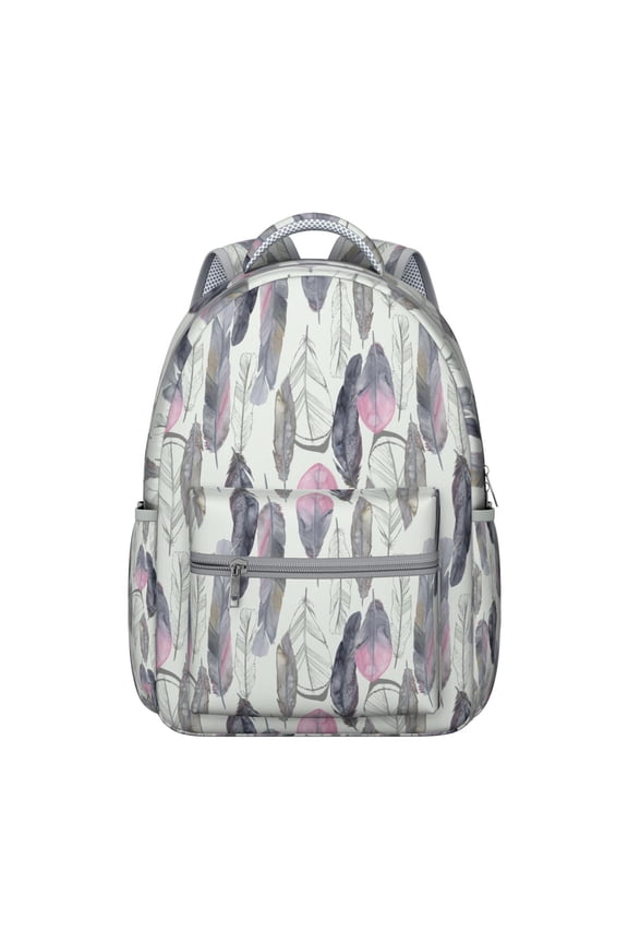 Colorful Retro Hippie School Backpack for Student, Durable Waterproof Oxford Cloth with Tribal Folk Style Pattern, Adjustable Straps, Large Capacity Bohemian Vintage Travel Bag