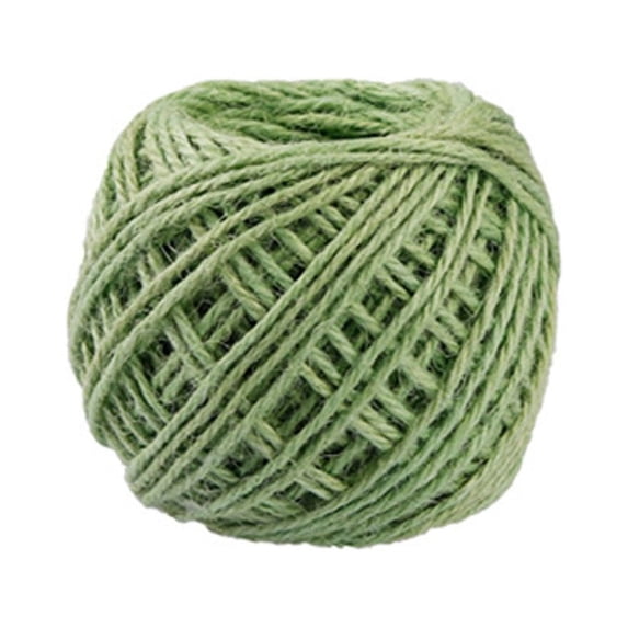 Colorful Retro Style Diy Hand-Woven Material Binding Rope Green,1* Hemp Rope,40M Natural Brown Jute Hemp Rope Twine String Cord Shank Craft String Diy Making