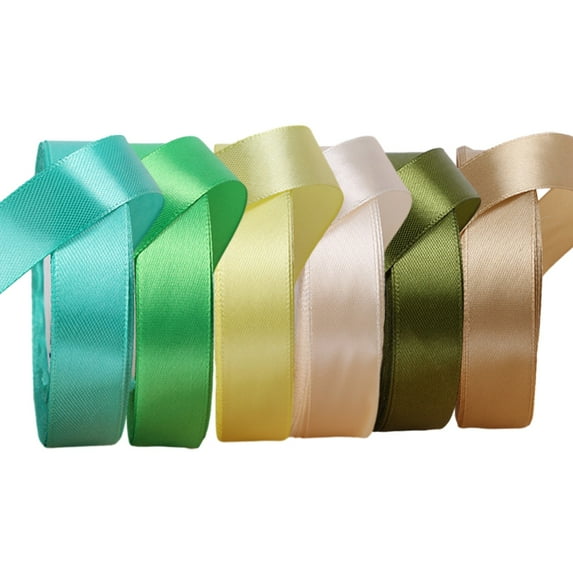 Colorful Ribbon Combination Colorful Rainbow Ribbon Crafts Easter Gift Basket Gift Wrap Party Decorations -Style2;