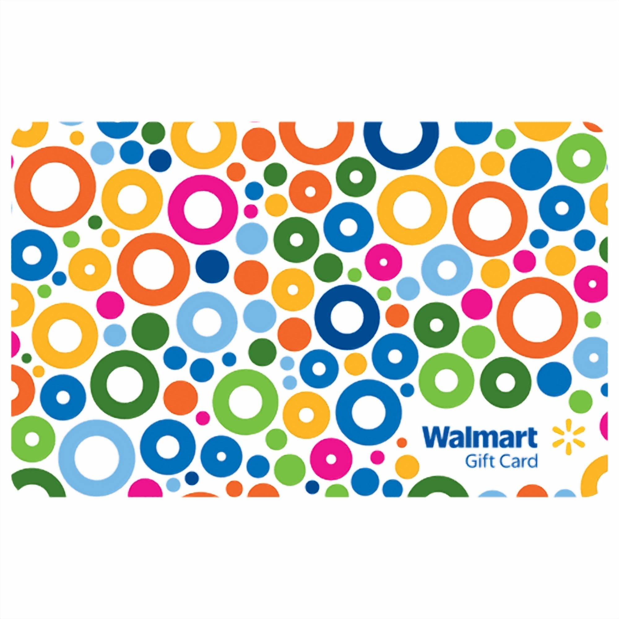 Colorful Rings Walmart Gift Card