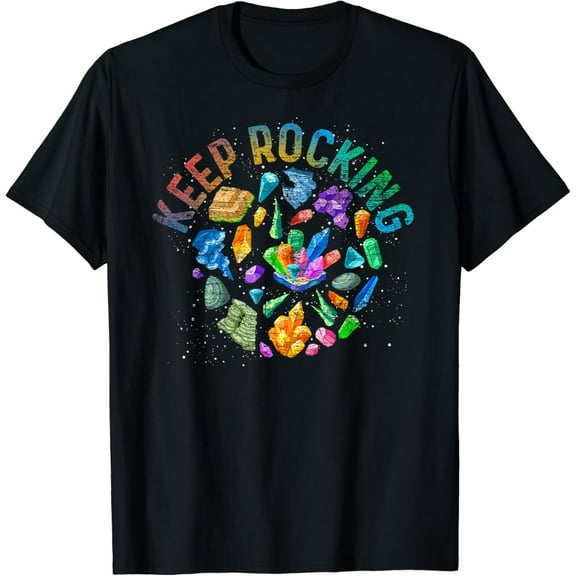 Colorful Rock Collector Earth Scientist Gift Funny Geology T-Shirt