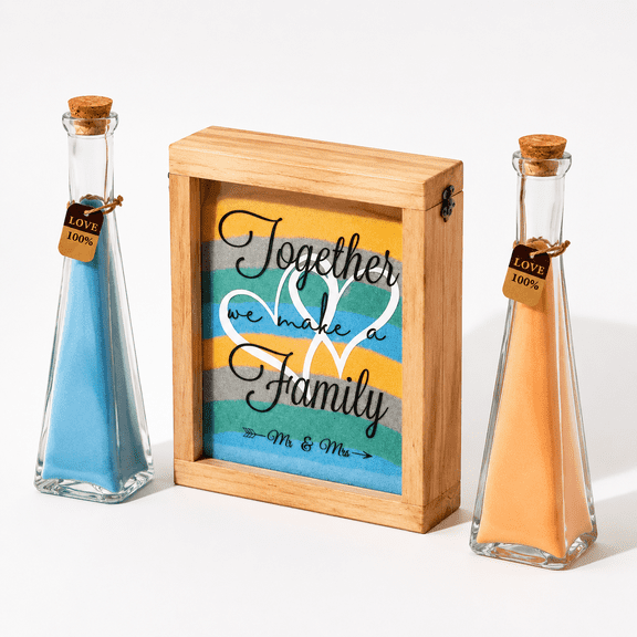 Colorful Romantic Unity Sand Wedding Ceremony Decoration Set