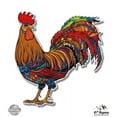 thumbnail image 1 of Colorful Rooster - 8" Vinyl Sticker - For Car Laptop I-Pad - Waterproof Decal, 1 of 2