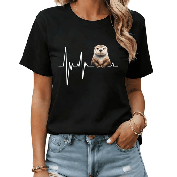 Colorful Rooster Chicken Graphic Tees Womans T-shirt Black/White S-5XL Shirts Farm Animal Tops