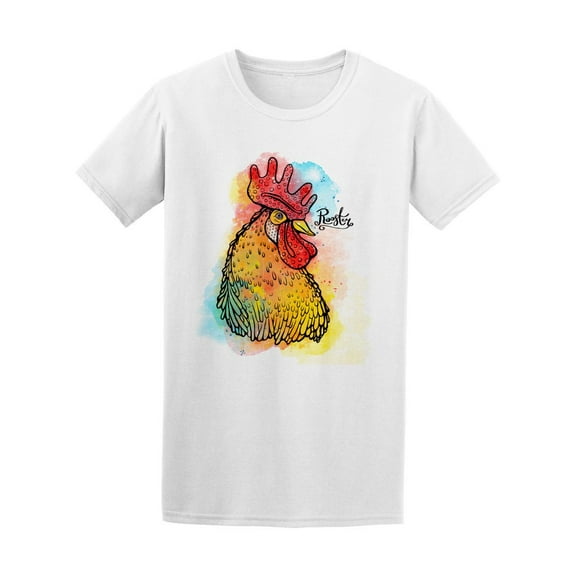 Colorful Rooster Tee Men's -Image by Shutterstock