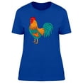 thumbnail image 1 of Colorful Rooster With Green Tail Tee Women's -Image by Shutterstock, 1 of 1