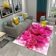 thumbnail image 1 of Colorful Rose Carpet Romantic Flower Mat Area Rugs Home r for Bathroom Entrance Non-Slip Floor Mat Living Room Bedroom Rugs, 1 of 6