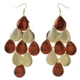 thumbnail image 1 of Colorful  Rose Chandelier-Earrings #LQE2886, 1 of 2