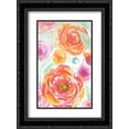 thumbnail image 1 of Colorful Roses II 2x Matted 18x24 Black Ornate Framed Art Print by Medley, Elizabeth, 1 of 2