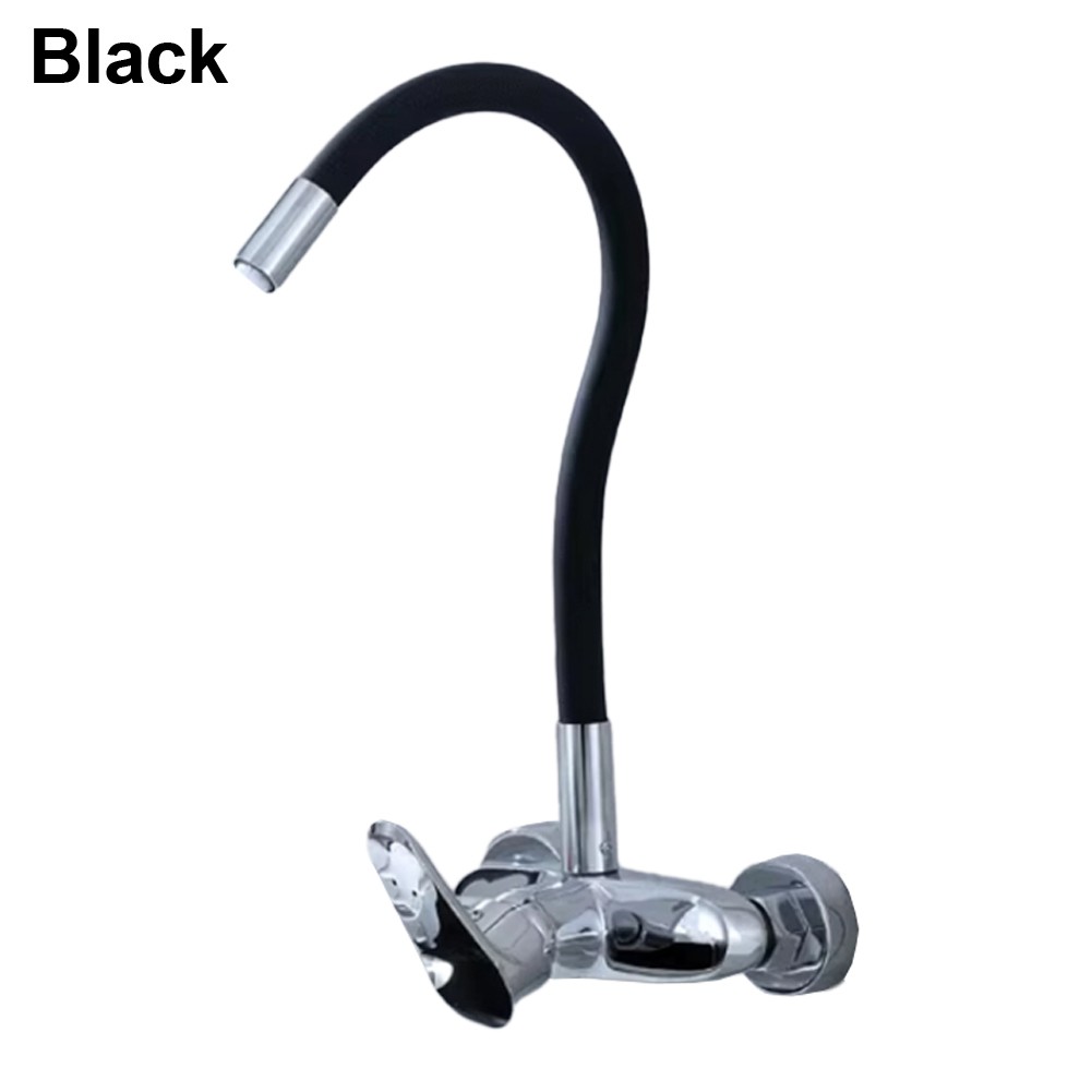 Colorful Rotating Hose Wall Mounted Kitchen Faucet Hot And Cold Water