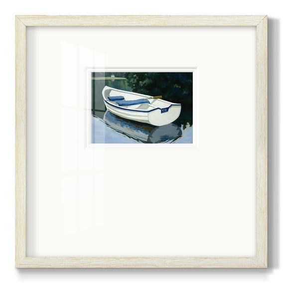 Colorful Rowboat IPremium Framed Print