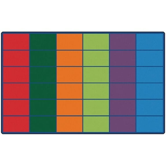 Colorful Rows Seating Rug