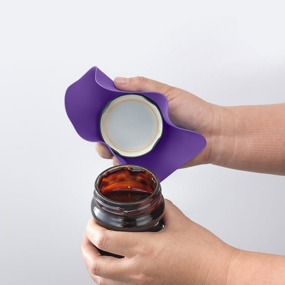 Colorful Rubber Bottle and Can Opener Non- Kitchen Tool for Effortless Cap Removal and Efficient Can