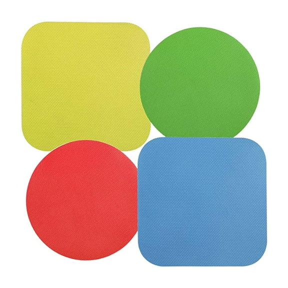 Colorful Rubber Jar Opener Gripper Pads for Kitchen Use with Enhanced Friction