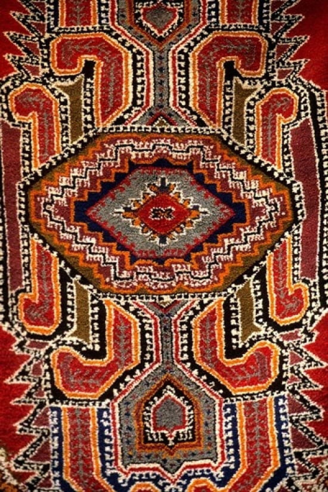 Colorful Rug Artwork Casablanca Morocco Canvas Art - Bill Bachmann DanitaDelimont (18 x 24)