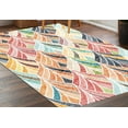 thumbnail image 1 of Colorful Rug, Ethnic Pattern Rug, Geometric Pattern Rug, Modern Rug, Car Mat, Rug, Stair Rugs, Personalized Rug, Easy To Clean Rug, 1.7'x2.3' - 50x70 cm, 1 of 4