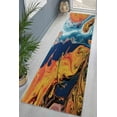 thumbnail image 1 of Colorful Rug, Modern Rug, Contemporary Rug, Anti-Slip Carpet Rugs, Abstract Colorful Rug, Printed Rugs, Orange Rugs, Luxury Rug, Home Decor, 3.3'x5' - 100x150 cm, 1 of 7