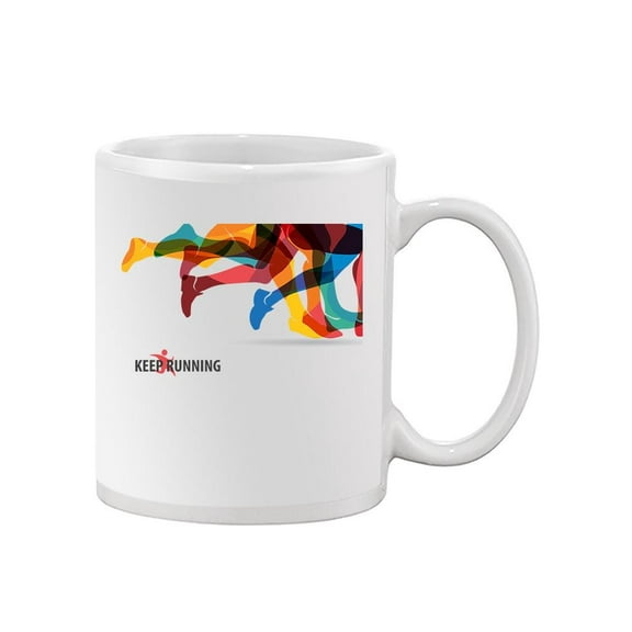 Colorful Runners Legs Close-up Mug Unisex's -Image by Shutterstock