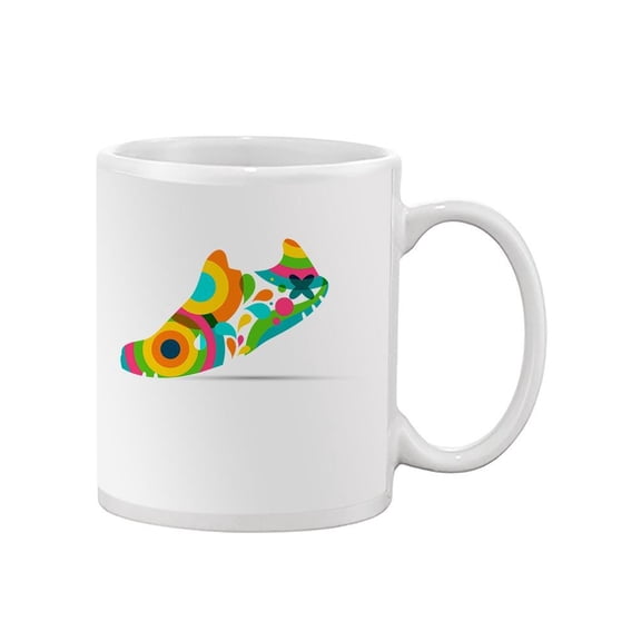 Colorful Running Shoe Design Mug Unisex's -Image by Shutterstock