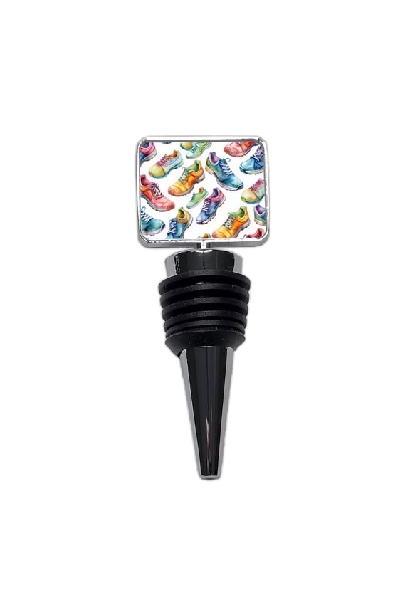 Colorful Running Shoes Runners Wine Bottle Stopper Cap Plug