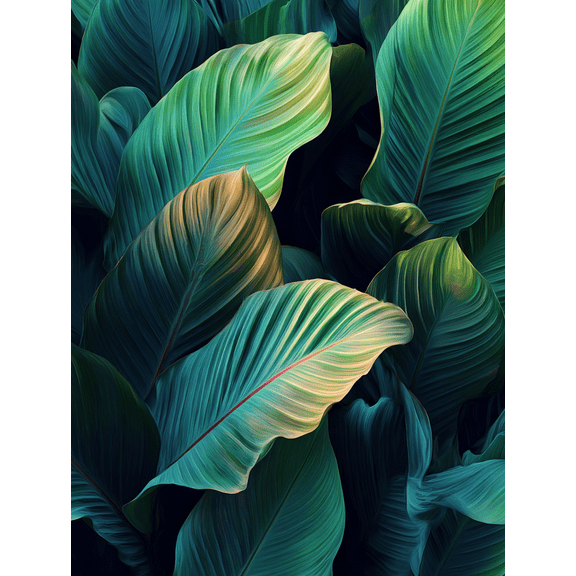 Colorful Schooling Fish Canvas Print, Decor for Living Room, Bedroom, Office, Bathroom, Hallway