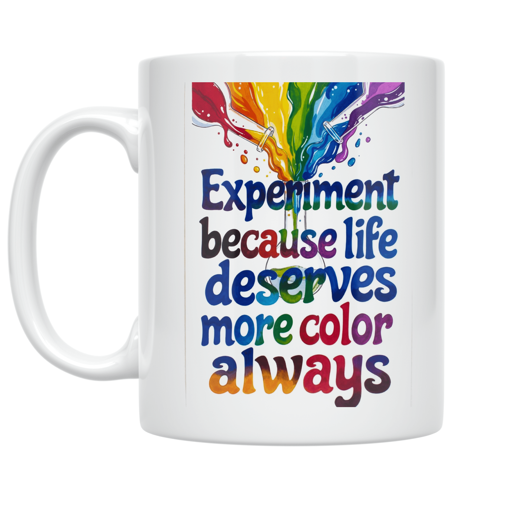 Colorful Science Design - Creativity Enthusiast - 11 oz Ceramic Coffee ...