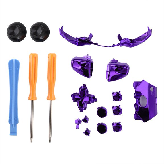 Colorful Screwdriver Set Buttons Replacement Parts for Controller(Purple)