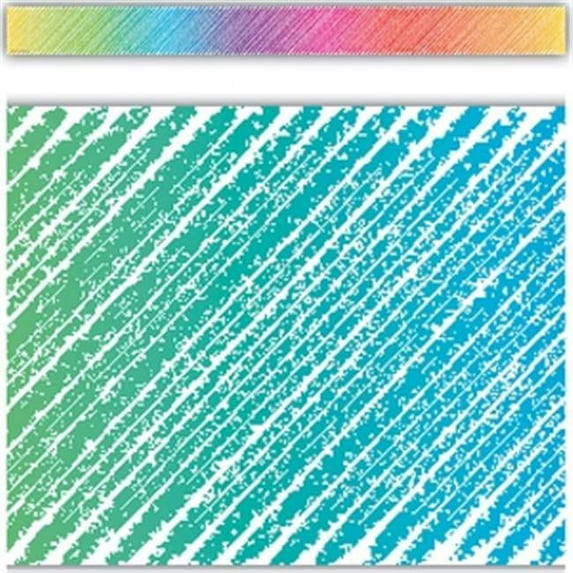 Colorful Scribble Straight Border