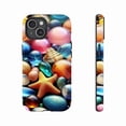 thumbnail image 1 of Colorful Seashell Starfish Design Durable Shockproof Phone Case for iPhone - Perfect for Beach Lovers & Summer Vibes, Compatible with iPhone 11/12/13/14/15/16 (Pro Max/Plus), 1 of 9