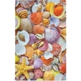 thumbnail image 1 of Colorful Seashells Starfishes Tea Towels Set of 1 Kitchen Dish Cloth with Hanging Loop, 18"x28"Lint-Free Absorbent Towel for Kitchen Drying Wiping and Cleaning, 1 of 6