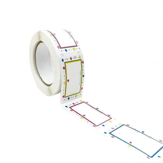 Colorful Self Adhesive Stickers Roll Packed for Labeling Bottles