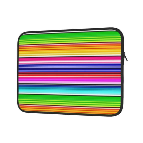 Colorful Serape Laptop Sleeve Case Neoprene Carrying Bag laptop case bag 13 inch