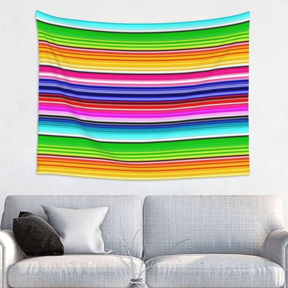 Colorful Serapetapestry Aesthetic Tapestry Wall Hanging For Room Bedroom Dorm Room Decor 29x37 Inches